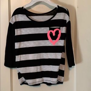 Justice girls shirt size 8